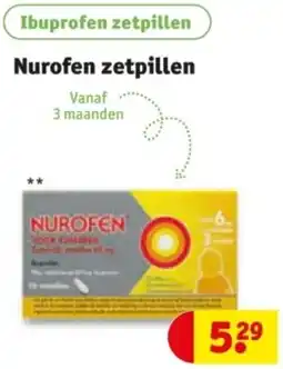 Kruidvat Nurofen zetpillen aanbieding