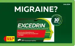 Kruidvat Excedrin aanbieding
