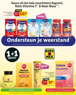 Kruidvat Keuze uit het hele assortiment Dagravit, Roter Vitamine C & Roter Blaas aanbieding