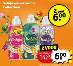 Kruidvat Robijn wasverzachter Collections aanbieding