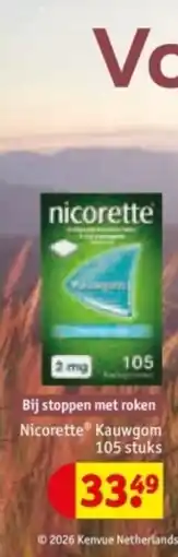 Kruidvat Nicorette aanbieding
