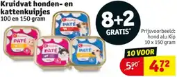 Kruidvat Kruidvat honden en kattenkuipjes aanbieding