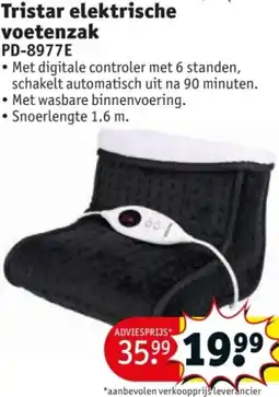 Kruidvat Tristar elektrische voetenzak PD-8977E aanbieding