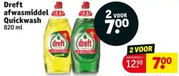 Kruidvat Dreft afwasmiddel Quickwash aanbieding
