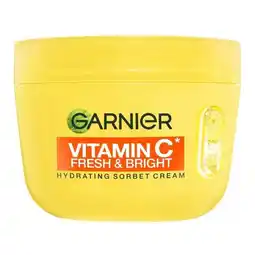 Trekpleister Garnier Vitamine C Fresh & Bright Hydrating Sorbet Cream aanbieding