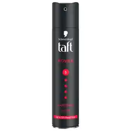 Trekpleister Taft Styling Power Level 5 Haarspray aanbieding
