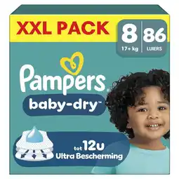 Kruidvat Pampers Baby-Dry Maat 8 Luiers aanbieding
