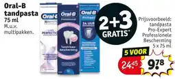 Kruidvat Oral-B tandpasta aanbieding