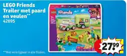 Kruidvat LEGO Friends Trailer met paard Friends en veulen aanbieding