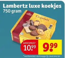 Kruidvat Lambertz luxe koekjes aanbieding