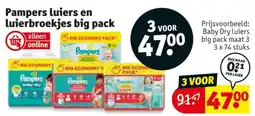 Kruidvat Pampers luiers en luierbroekjes big pack aanbieding