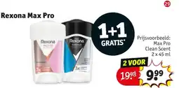 Kruidvat Rexona Max Pro aanbieding