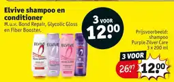 Kruidvat Elvive shampoo en conditioner aanbieding
