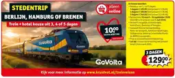 Kruidvat Stedentrip Berlijn, Hamburg of Bremen aanbieding
