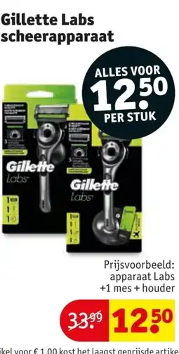 Kruidvat Gillette Labs scheerapparaat aanbieding