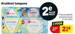 Kruidvat Kruidvat tampons aanbieding