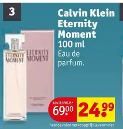 Kruidvat Calvin Klein Eternity Moment aanbieding