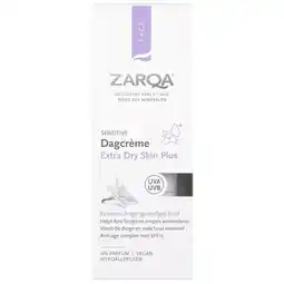Trekpleister Zarqa Sensitive Extra Dry Skin Plus Dagcrème aanbieding