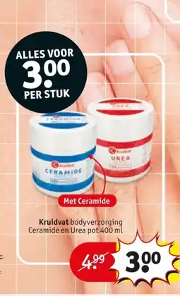 Kruidvat Kruidvat bodyverzorging Ceramide en Urea aanbieding