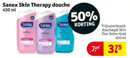 Kruidvat Sanex Skin Therapy douche aanbieding
