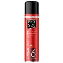 Trekpleister Proset Style & Care Ultimate Strong 6 Haarspray aanbieding