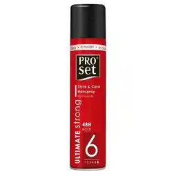 Trekpleister Proset Style & Care Ultimate Strong 6 Haarspray aanbieding