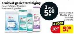 Kruidvat Kruidvat gezichtsreiniging aanbieding