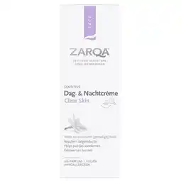 Trekpleister Zarqa Sensitive Clear Skin Dag- & Nachtcrème aanbieding