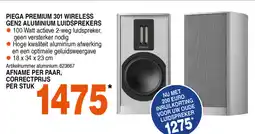 Correct Piega premium 301 wireless gen2 aluminium luidsprekers aanbieding