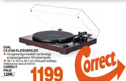 Correct Dual cs 618q platenspeler aanbieding