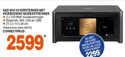 Correct Nad m10 v3 versterker met ingebouwde muziekstreamer aanbieding