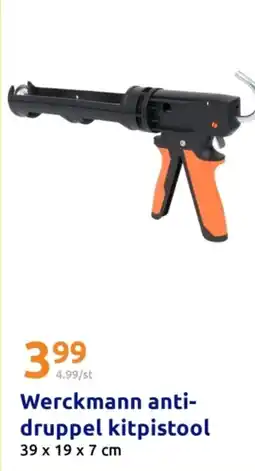 Action Werckmann anti druppel kitpistool aanbieding