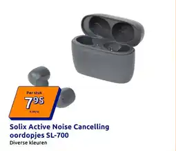 Action Solix Active Noise Cancelling oordopjes SL-700 aanbieding