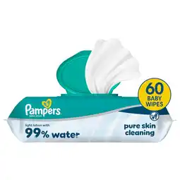 Kruidvat Pampers 99% Water Babydoekjes aanbieding