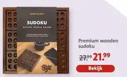 Bruna Premium wooden sudoku aanbieding