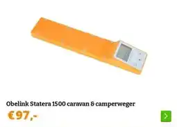 Obelink Obelink Statera 1500 caravan & camperweger aanbieding