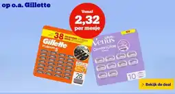 Bol.com op o.a. Gillette aanbieding