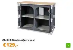 Obelink Obelink Bamboo Quick kast aanbieding