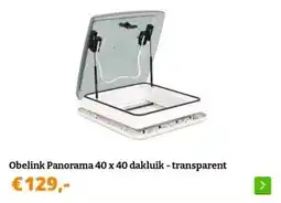 Obelink Obelink Panorama 40 x 40 dakluik - transparent aanbieding