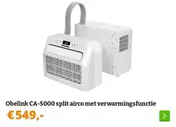 Obelink Obelink CA-5000 split airco met verwarmingsfunctie aanbieding
