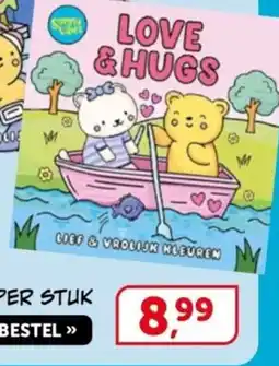 Boekenvoordeel Love & hugs aanbieding