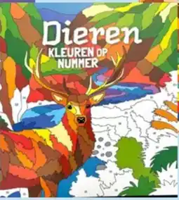 Boekenvoordeel Dieren kleuren op nummer aanbieding