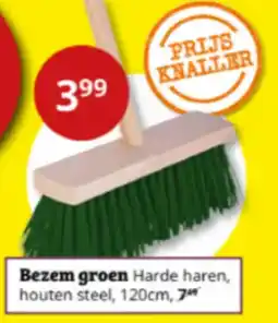 Tuinland Bezem groen aanbieding