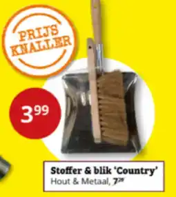 Tuinland Stoffer & blik 'country' aanbieding