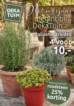 Deka Tuin Italiaanse kruiden aanbieding