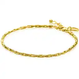 Zinzi ZINZI gold plated zilveren schakel armband 2,3mm breed 18-21cm ZIA2648G aanbieding
