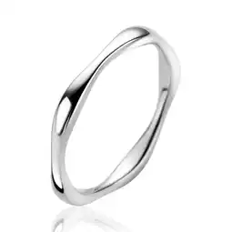 Zinzi ZINZI zilveren ring organisch gevormd 2,5mm breed ZIR2610 aanbieding