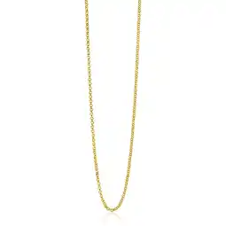 Zinzi 45cm ZINZI zilveren jasseron ketting geel verguld ZILC-J45G aanbieding