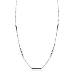 Zinzi ZINZI zilveren schakelketting 45cm met vijf gladde ronde staafjes ZIC2800 aanbieding