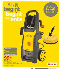 Praxis Stanley hogedrukreiniger aanbieding